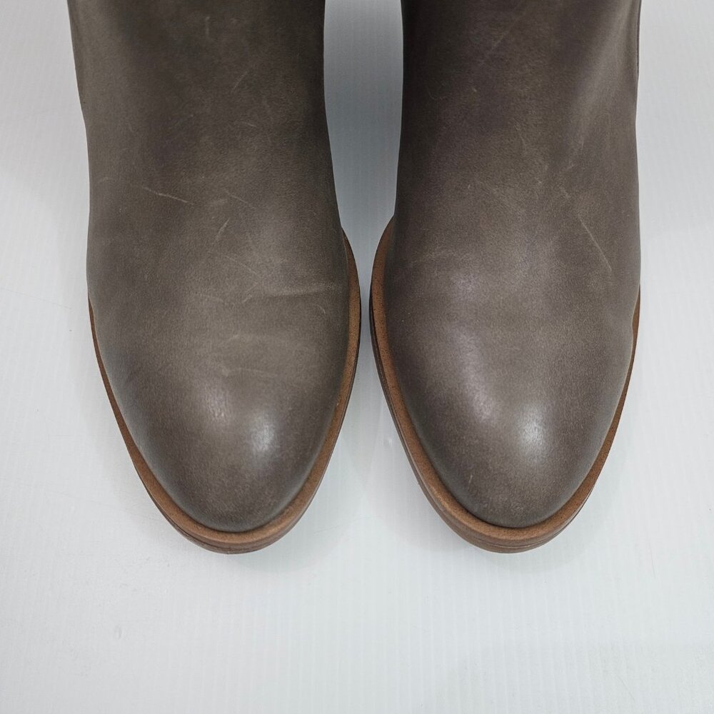 Korks By Kork Ease Shyla Ankle Boot Womens 9 Taupe Block Heel Buckle Strap NEW - Picture 6 of 15